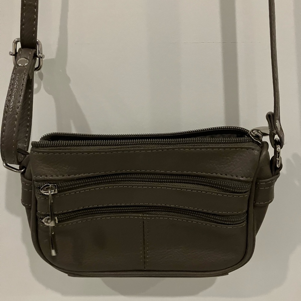 Bentley Leather Crossbody Purse